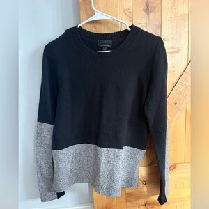 J Crew sweater with cashmere in color block